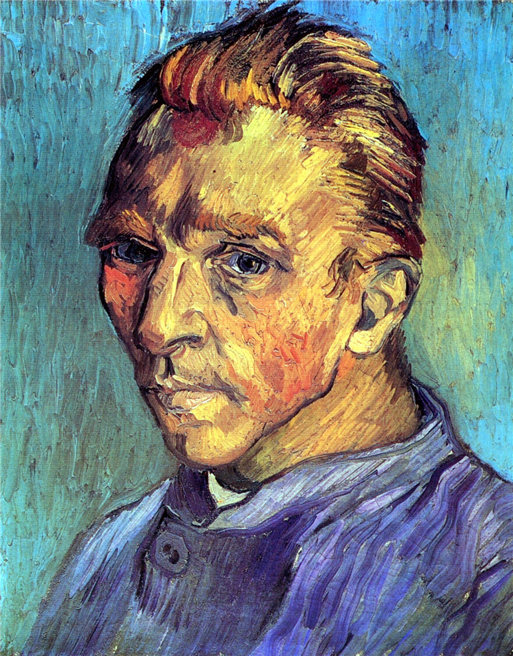 Self-Portrait 1889 2 Van Gogh Oil Painting